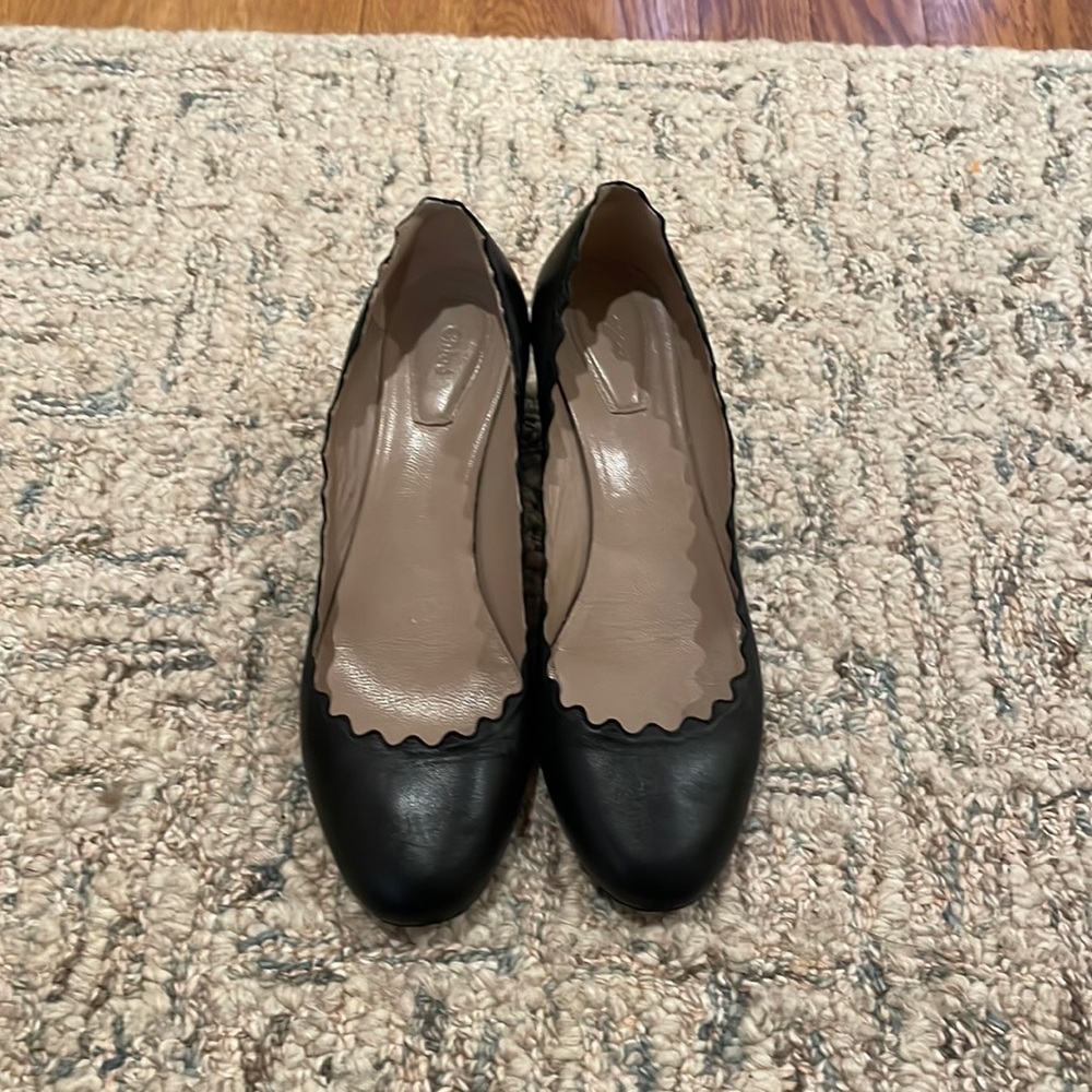 Chloe Lauren Scalloped pumps 36.5